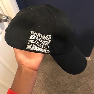 Black “blessed” hat